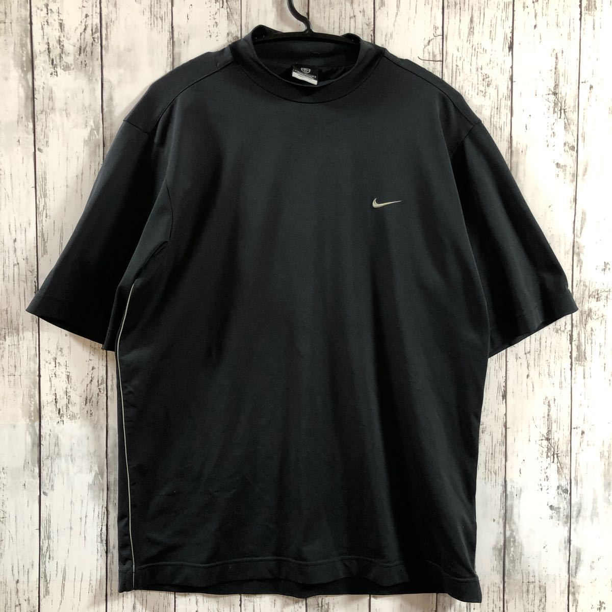 人気 NIKE GOLF ナイキゴルフ tシャツ ハイネック ストレッチ XL NIKE】ナイキ ゴルフ ハイネック シャツ メンズ M ブラック 送料