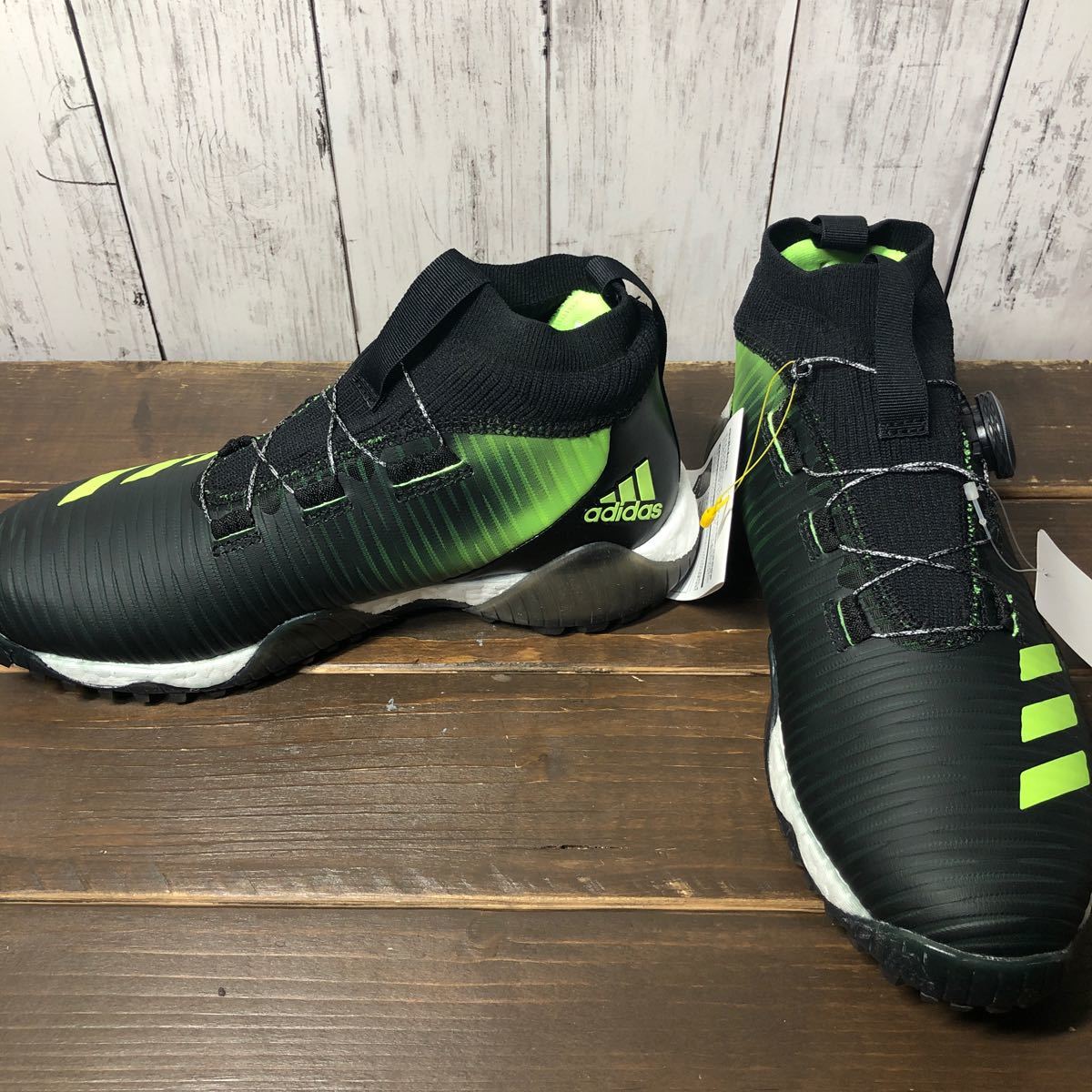 【adidas】アディダス ゴルフ シューズ BOA ADWカオスBM BG165 黒 23.0