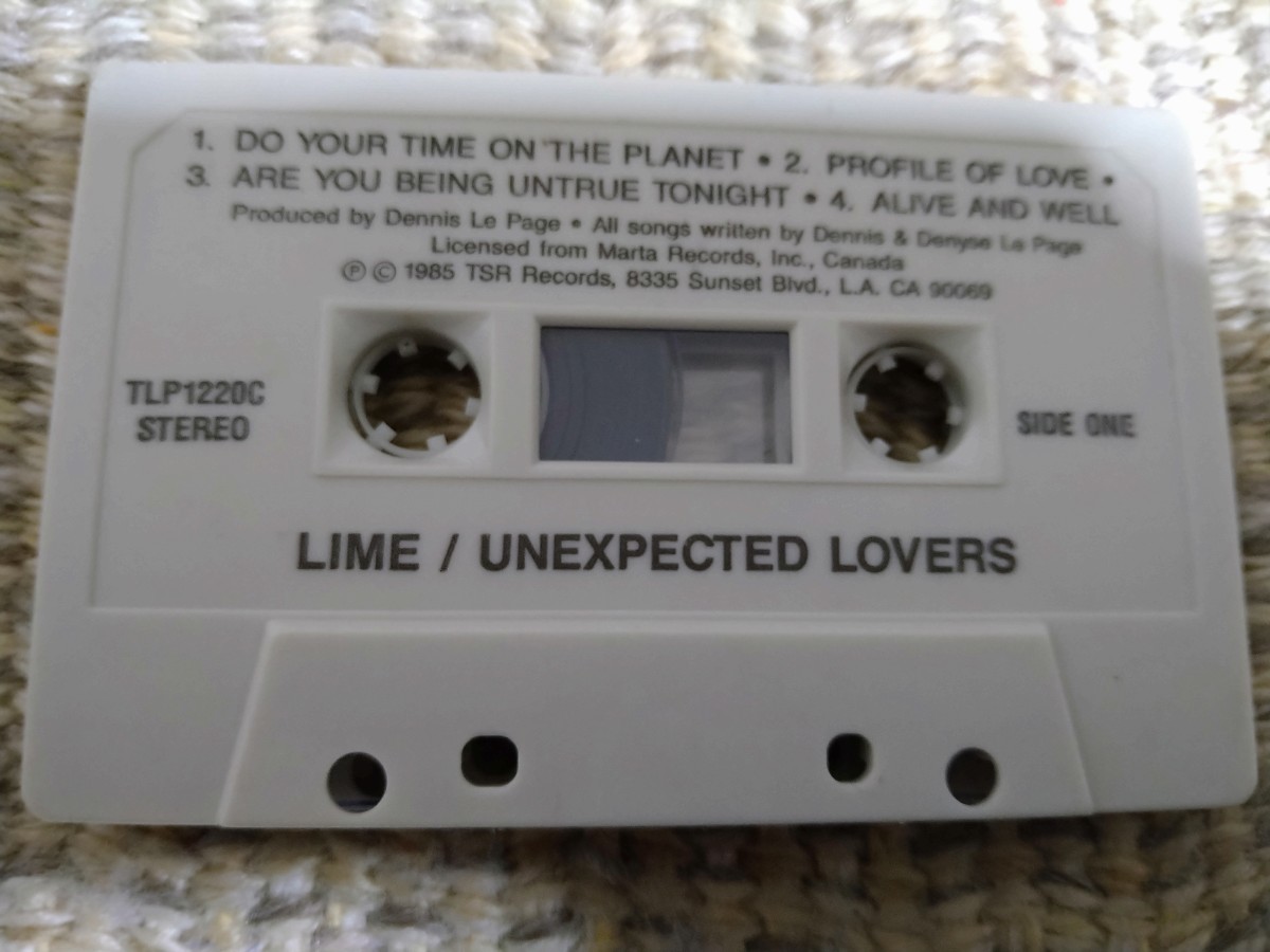 【輸入盤カセット】☆Limeライム／Unexpected Lovers☆☆【カセット多数セール中…】_画像4