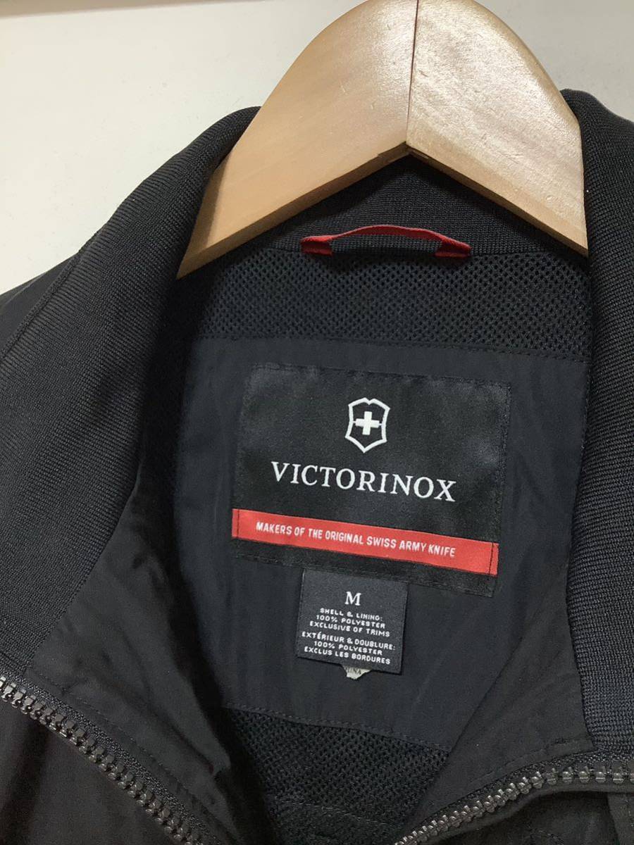 い1348 VICTORINOX ビクトリノックス ウインドブレーカー M ブラック 裏地メッシュ_画像3