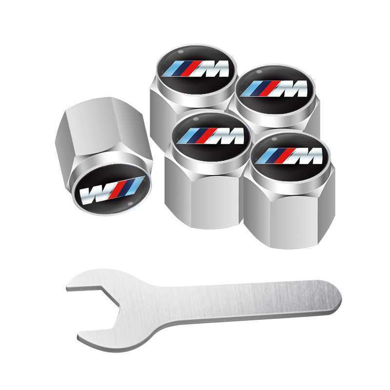 BMW M POWER Mperformance タイヤエアーバルブキャップ 銀_画像1