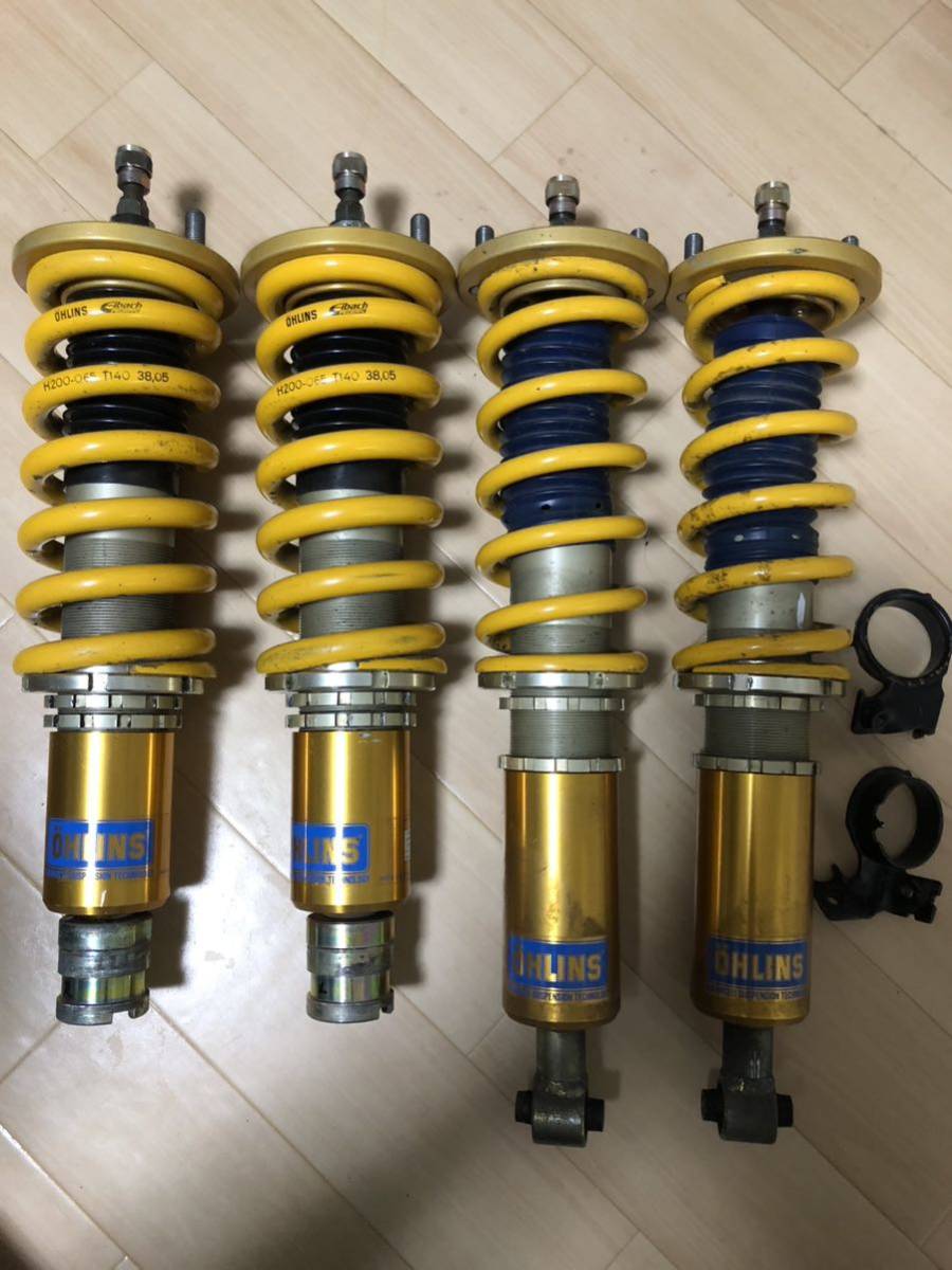 インテグラDC2 タイプR OHLINS オーリンズDFV 全長調整式車高調 インテグラDC2 タイプR OHLINS オーリンズDFV 全長調整式車高調