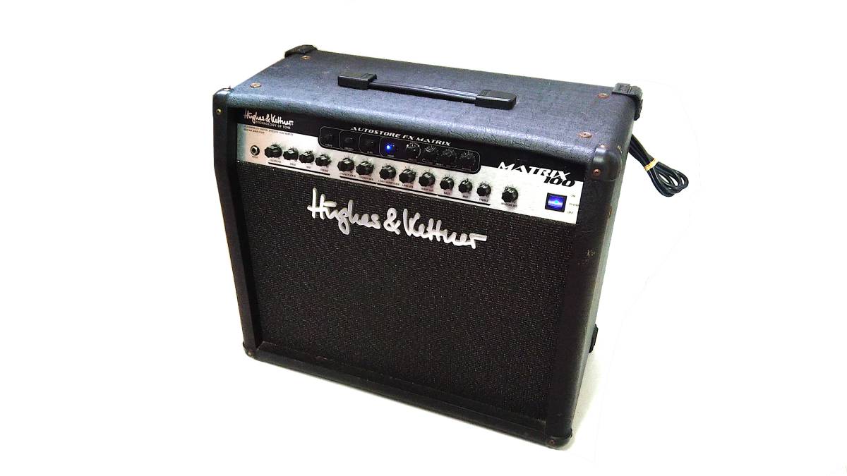 送料本文 Hughes&Kettner ヒュースアンドケトナー 中型 音出し ギター アンプ エフェクト搭載 良音 GUITAR AMPLIFIER 即決有 管理番号1102_画像1