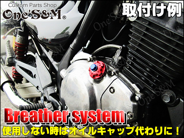 HD-12BL ブリーザーシステム TS200R DF200/F TS200RTバンバン200/Z 250SB DR250/R/S/SH グラストラッカー/ビッグボーイ 汎用_画像7