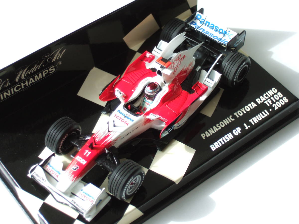 1/43　トヨタ　TF108　Ｊ．トゥルーリ　「イギリスGP仕様」 　2008年_画像3