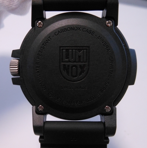 【新品】LUMINOX ルミノックス 腕時計 LEATHERBACK SEA TURTLE GIANT 0320 SERIES ネイビー【動作品】の画像2