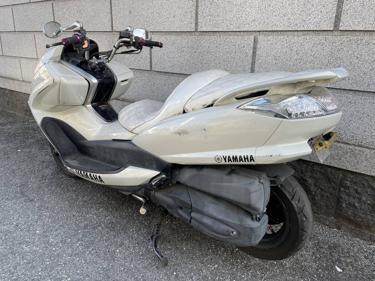 カチあげマフラー マジェスティ２５０ SG20J 4D9 書類、鍵付き レストアベース車の画像6