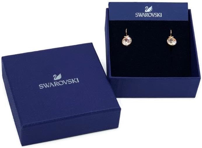 k295　【未使用保管品】 スワロフスキー SWAROVSKI Bella V ドロップピアス ローズゴールド クリスタル_画像3