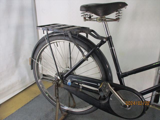 D341 * present condition sale * Bridgestone practical use car black rod type * used bicycle [26 -inch ] antique Vintage (*^v^*)