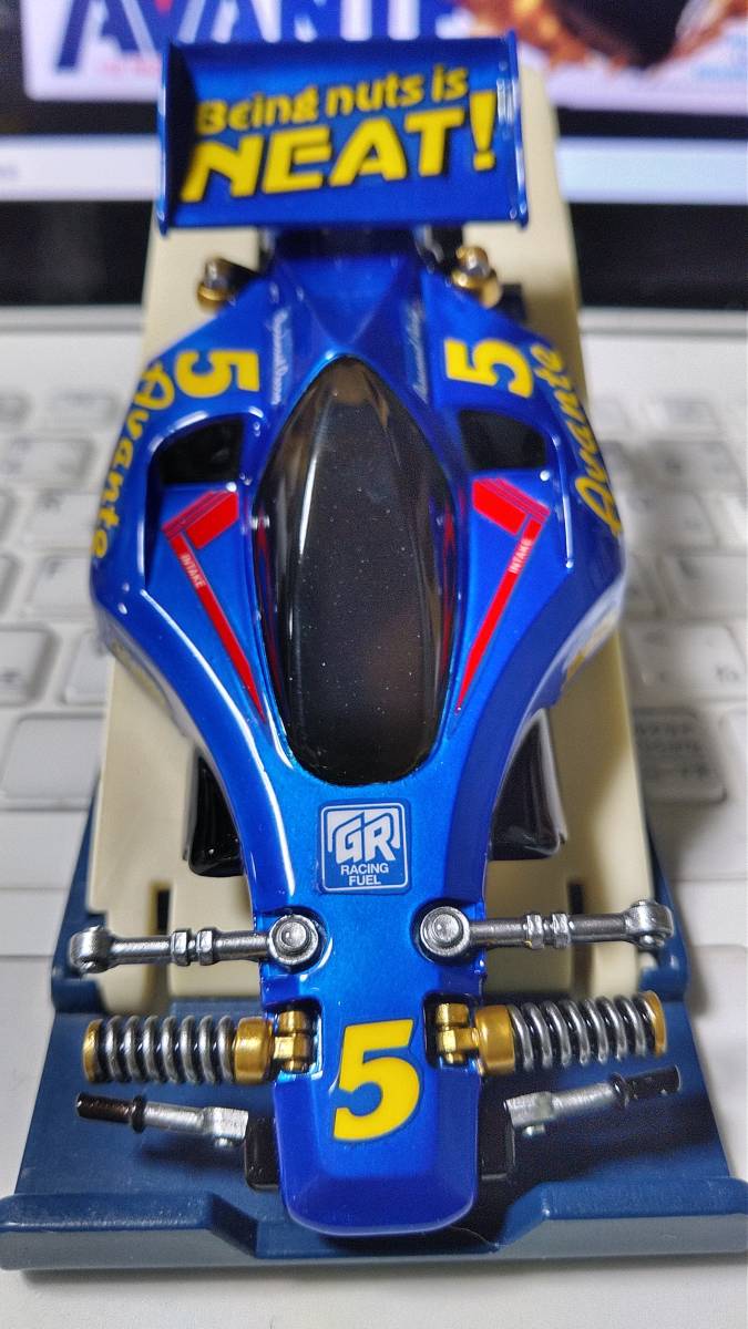  Mini 4WD avante Jr. smoked Canopy has painted body ( navy blue tere urethane clear )