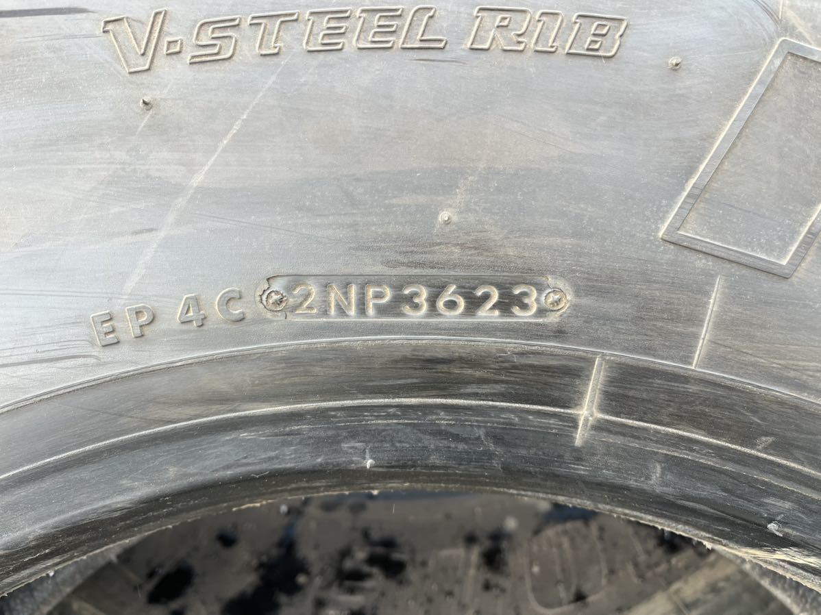 TBLT72 新車外し 295/80R22.5 153/150J BRIDGESTONE R173 ブリヂストン 夏タイヤ ラジアル サマータイヤ 縦目 大型 トラック 2023年製 2本_画像7