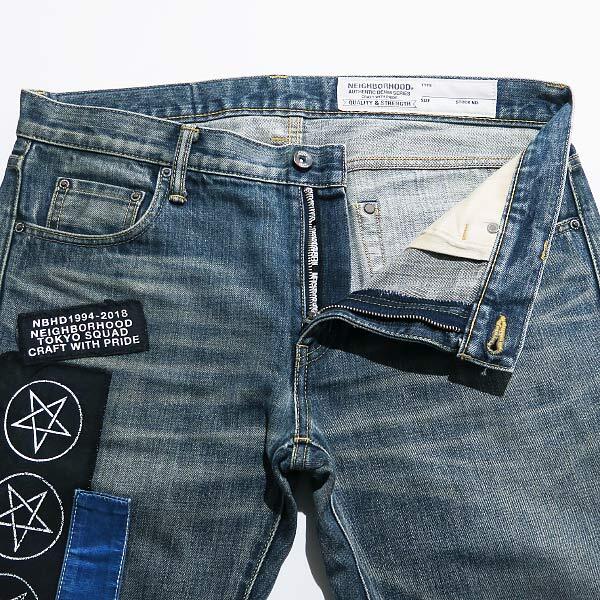 NEIGHBORHOOD ネイバーフッド 18SS METAL SAVAGE 2.NARROW/14OZ-PT メタル サベージ2 ナロー デニム パンツ インディゴ ジーンズ Fez_画像4