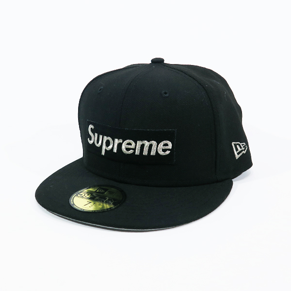 SUPREME シュプリーム 20SS $1M METALLIC BOX LOGO NEW ERA メタリック ボックス ロゴ ニューエラ キャップ 帽子 ブラック Fez_画像1