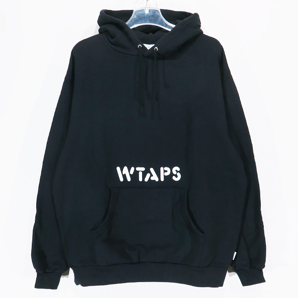 WTAPS ダブルタップス 21AW BOB HOODY 212ATDT-HP04S プルオーバー フーディー ブラック トップス パーカー Fez