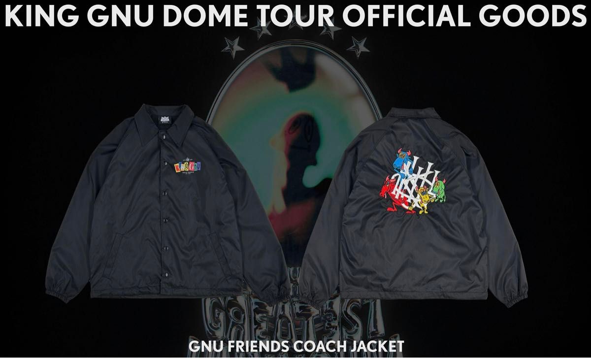 【新品】King Gnu GNU FRIENDS COACH JACKET