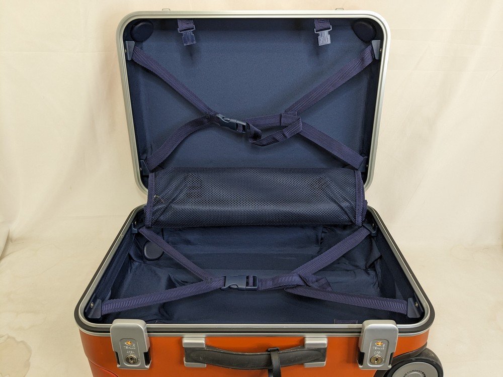 GLOBE TROTTER ONE グローブトロッターワン キャリーケース スーツケース オレンジ_画像8