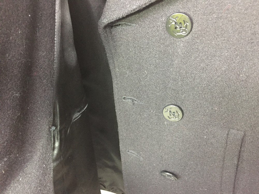 FIDELITY フィデリティ MADE IN USA アメリカ製 PEA COAT Pコート ピーコート サイズ：M カラー：ブラック アイメックス_画像4