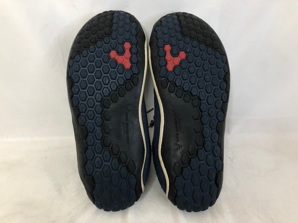 Vivobarefoot ビボベアフット トレッキングシューズ サイズ42 26cm程度 ネイビー_画像4