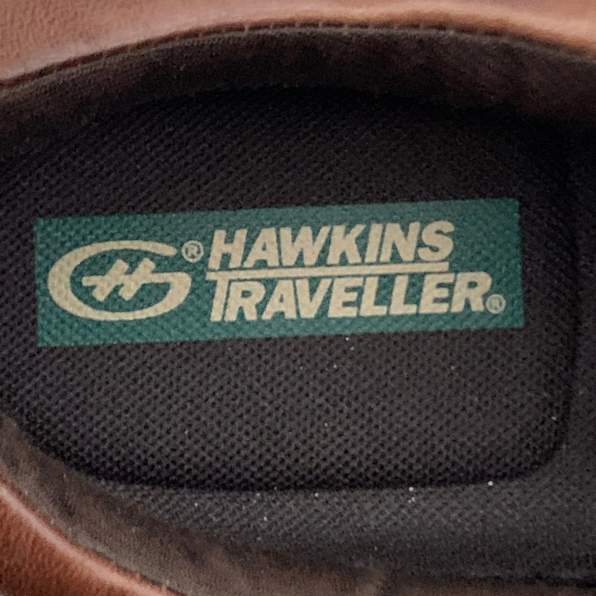 HAWKINS TRAVELLER ホーキンス トラベラー レザーシューズ スニーカー 80070 サイズ26cm ブラウン系_画像5