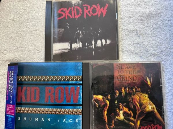 SKID ROWスキッドロウ セバスチャンバックオリジナルアルバムCD3枚セット SLAVE TO THE GRIND/SUBHUMAN RACE/SKID ROW_画像1