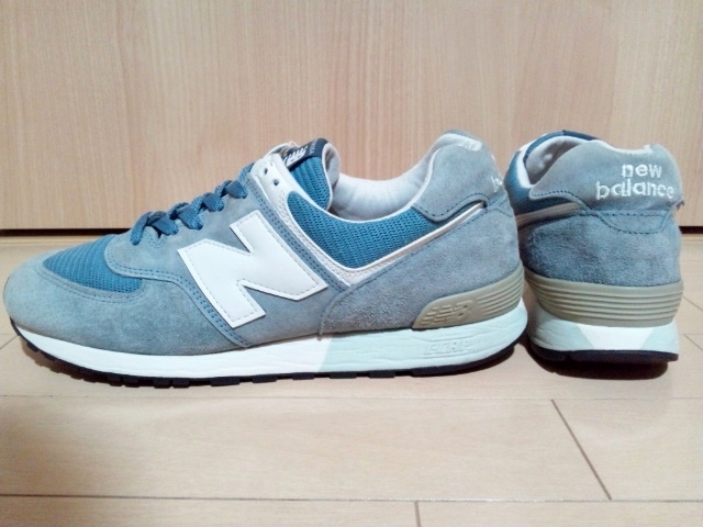 NEW BALANCE ニューバランス NORDSTROM ノードストローム 別注 US576ND3 米国製 C-CAP 青 白 ブルー ホワイト ピッグスキンスエード 26cm_画像5