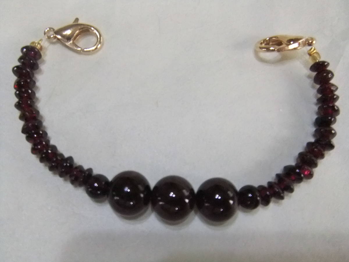  special price * woman thing feather woven cord (33)* natural stone garnet new goods *