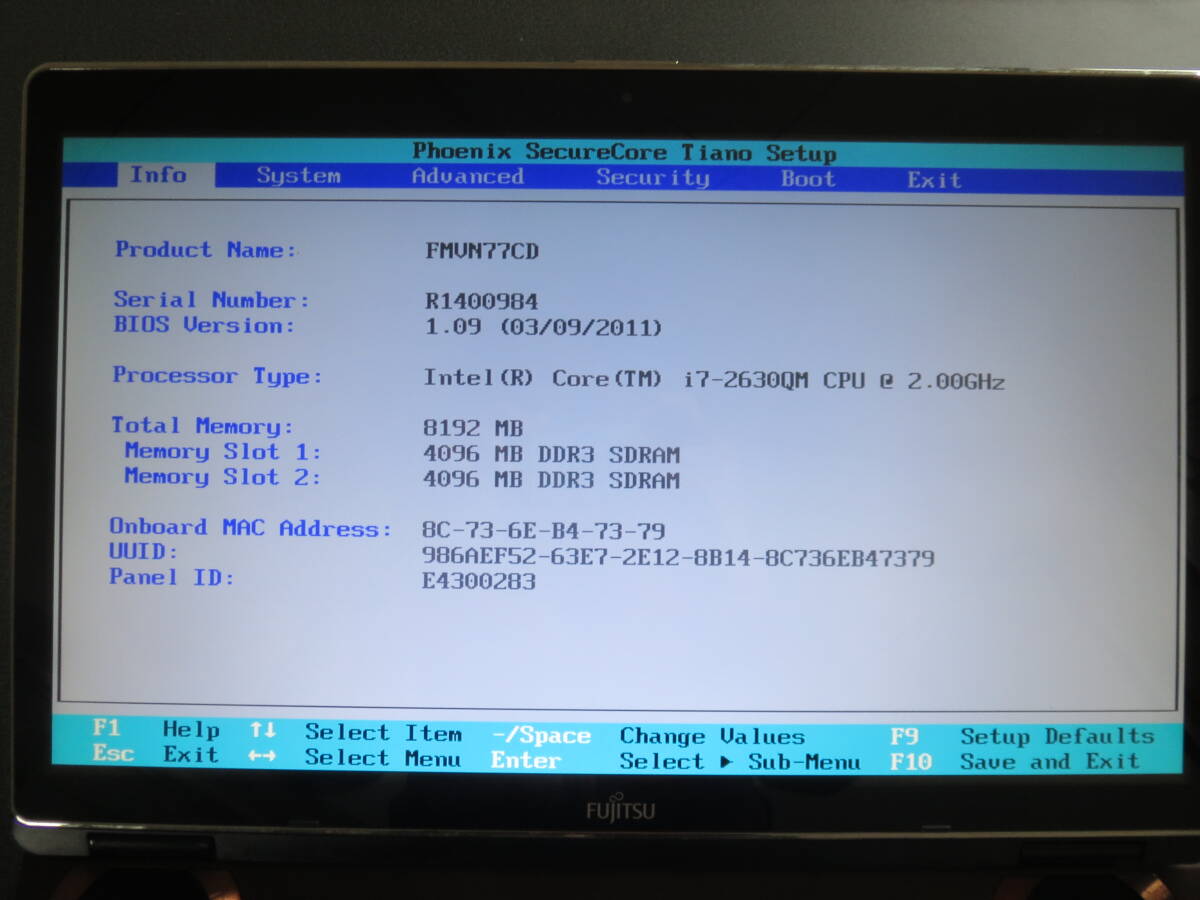 富士通製のノートパソコンFMVN77CD（メモリは最大容量8GBに増設済み、Blanccoにて消去済み）です。_画像5