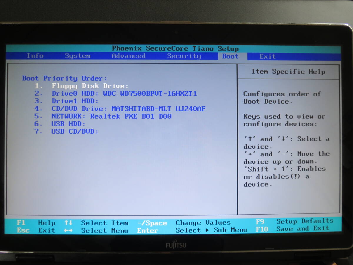 富士通製のノートパソコンFMVN77CD（メモリは最大容量8GBに増設済み、Blanccoにて消去済み）です。_画像6