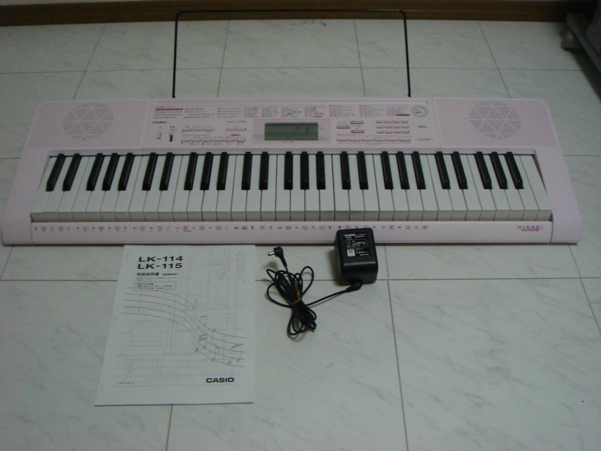 Casio electronic piano light navigation LK-115 61 keyboard