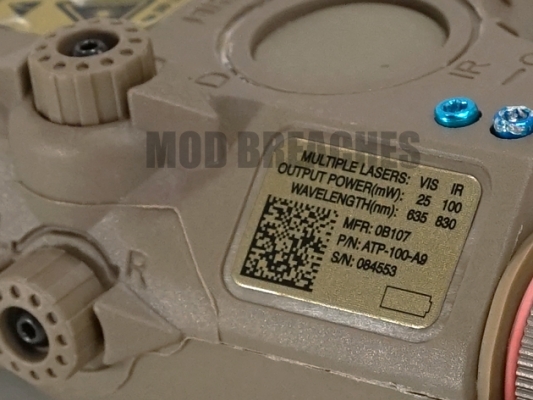 Mod Breaches AN/PEQ-15 カスタムステッカーセット[LA5用 スタンダート(MFAL)]の画像2