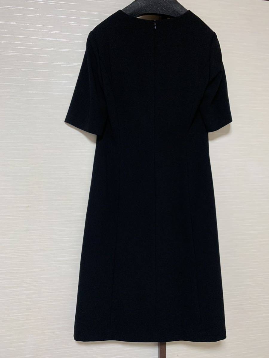 売り切り値下げ！東京ソワール購入 ELLE en noir 喪服 ワンピース&ジャケット 9号 ブラックフォーマル 礼服_画像4