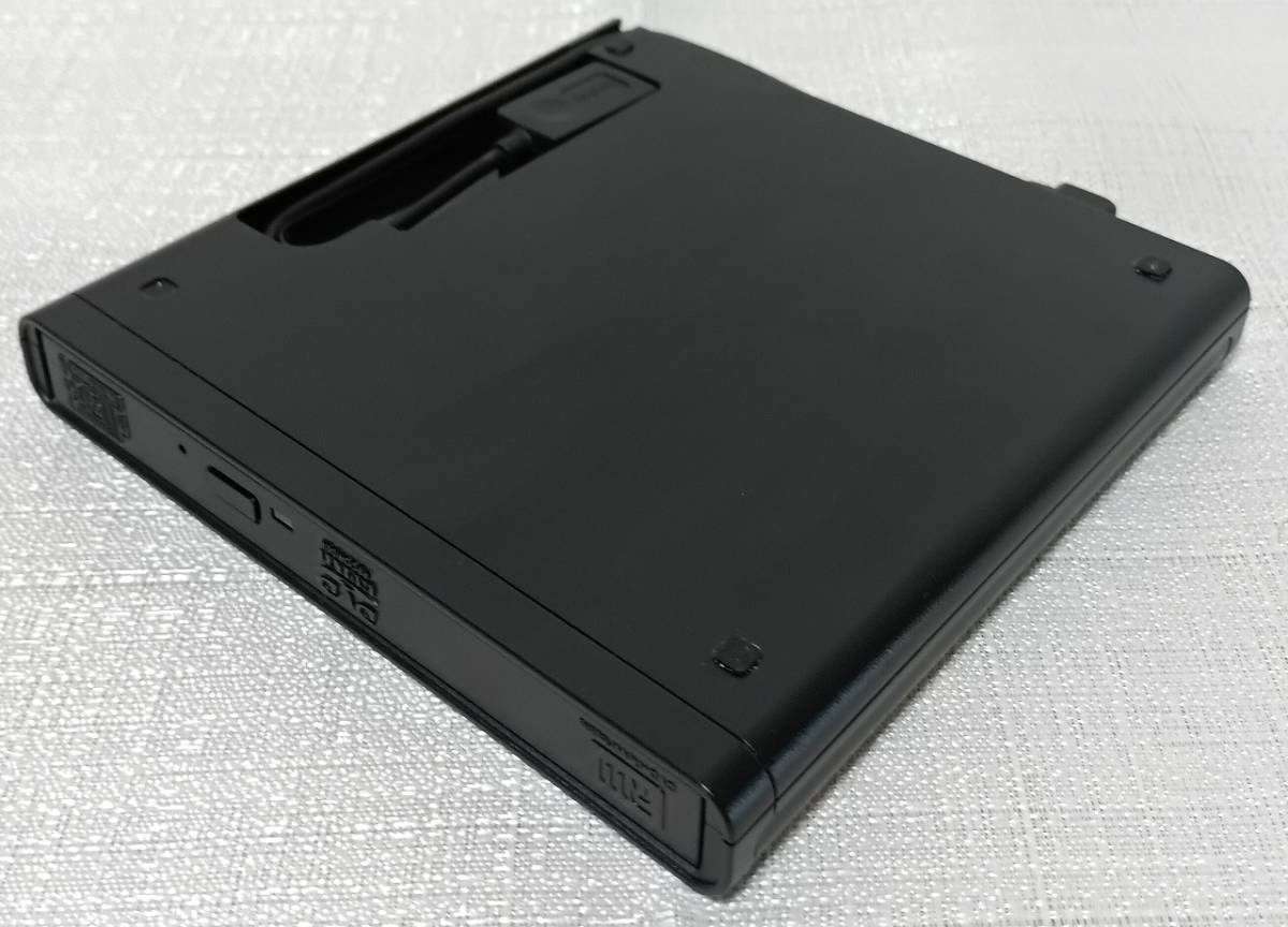 【動作確認品】 Logitec LDR-PMH8U2LBK 外付け DVD ドライブ_画像2