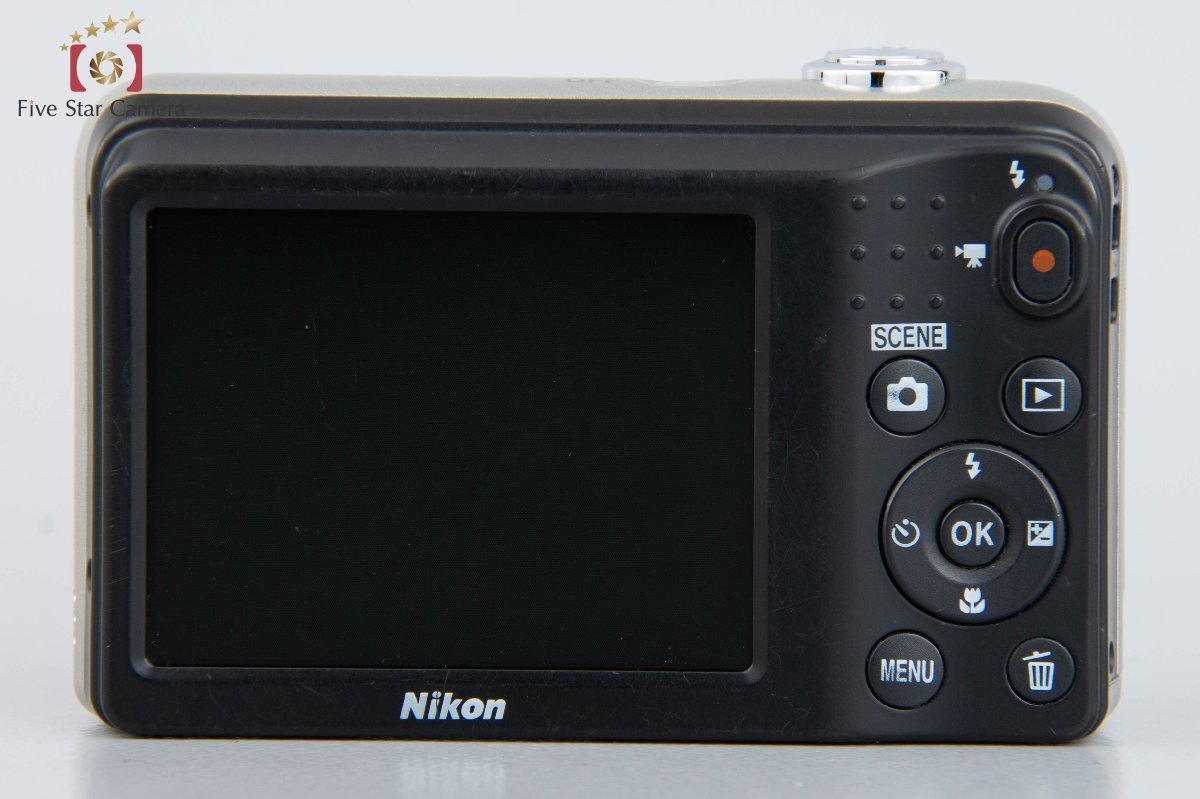 【中古】Nikon ニコン COOLPIX A10 シルバー コンパクトデジタルカメラ_画像5
