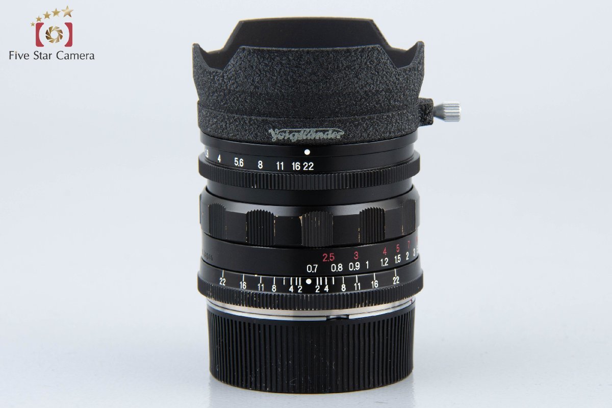 【中古】Voigtlander フォクトレンダー ULTRON 28mm f/1.9 Aspherical ブラック L39ライカスクリューマウント_画像9