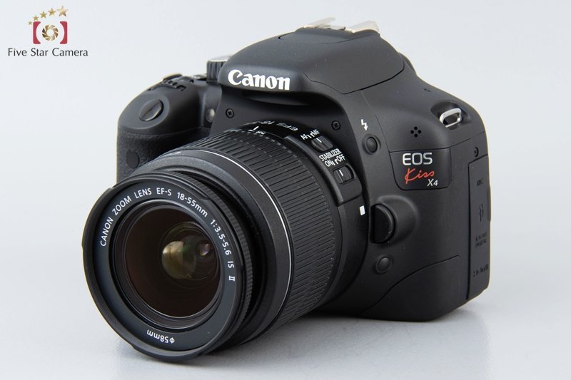 １円出品 Canon キヤノン EOS Kiss X4 ダブルズームキット シャッター回数僅少【オークション開催中】_画像2