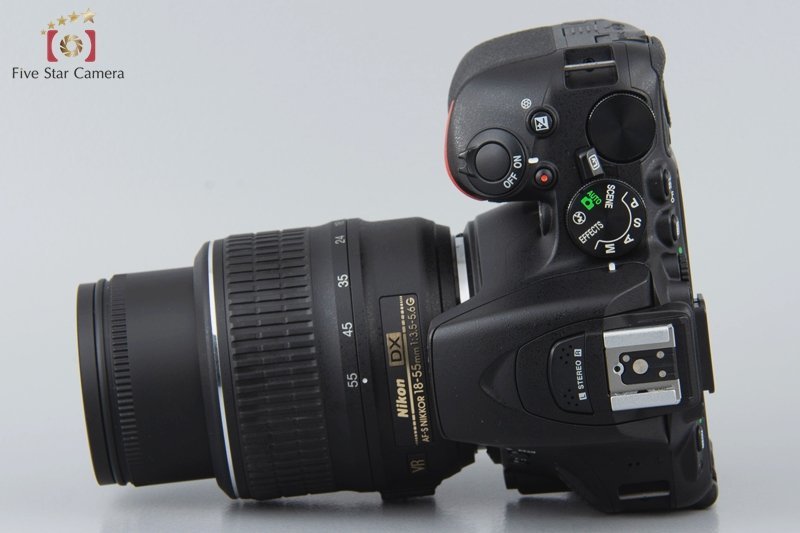 １円出品 Nikon ニコン D5500 ブラック + AF-S DX NIKKOR 18-55mm f/3.5-5.6 G VR【オークション開催中】_画像8