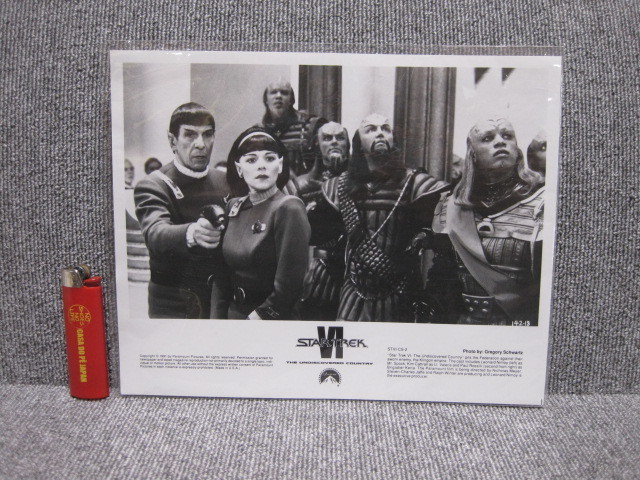 A[ Star Trek STARTREK Ⅵ]US version steel photograph ro beaker do Press oriented retro ultra rare rare goods great number exhibiting!3 point and more successful bid free shipping!