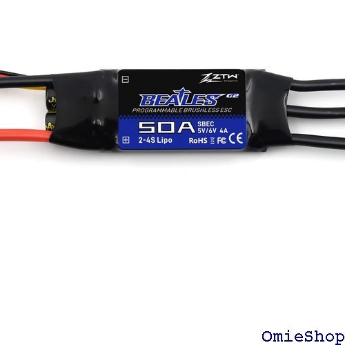 32ビットアンプZTW Beatles G2 ESC ーRC飛行機ヘリコプター固定翼空用 50A G2 ESC