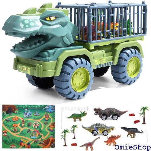 Cute Stone 恐竜おもちゃ 車おもちゃ トラッ イナソー玩具 ティラノサウルス 男の子 誕生日プレゼント