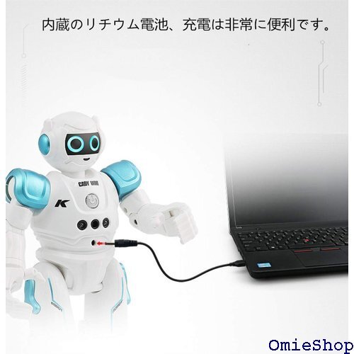 多機能ロボットおもちゃ ラジコンロボット 手振り制御 それは歌と踊りをする 子供のおもちゃ 青_画像8
