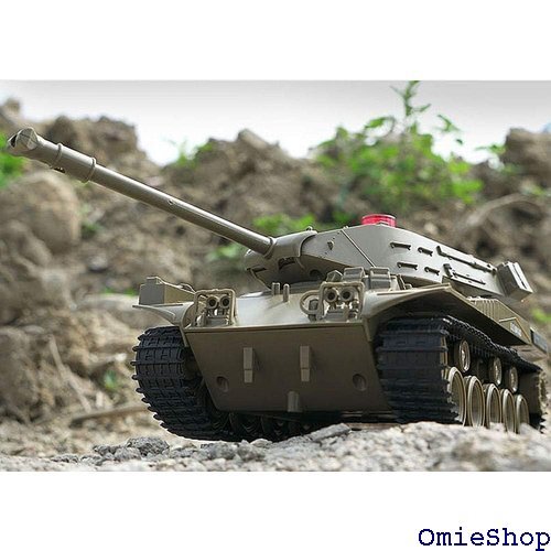 RC 戦車 タンク 装甲戦闘車両 チ ャリオット ラジ ーション戦車モデル 子供用おもちゃ 人気 プレゼント 黄_画像8