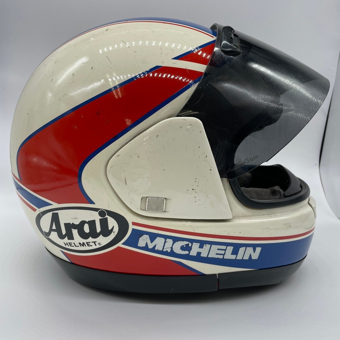 【80】 Arai アライ - ケビン シュワンツ レプリカ フルフェイス ヘルメット 55cm～56cm 長期保管 現状品_画像2