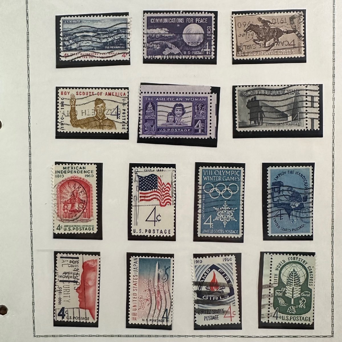 ◇◆アメリカ古い切手◆◇希少 収集家放出品 99_画像3
