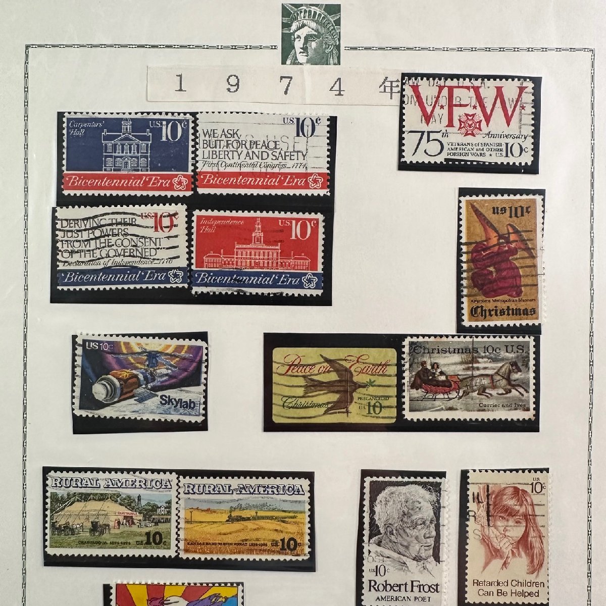 ◇◆アメリカ古い切手◆◇希少 収集家放出品 99_画像2