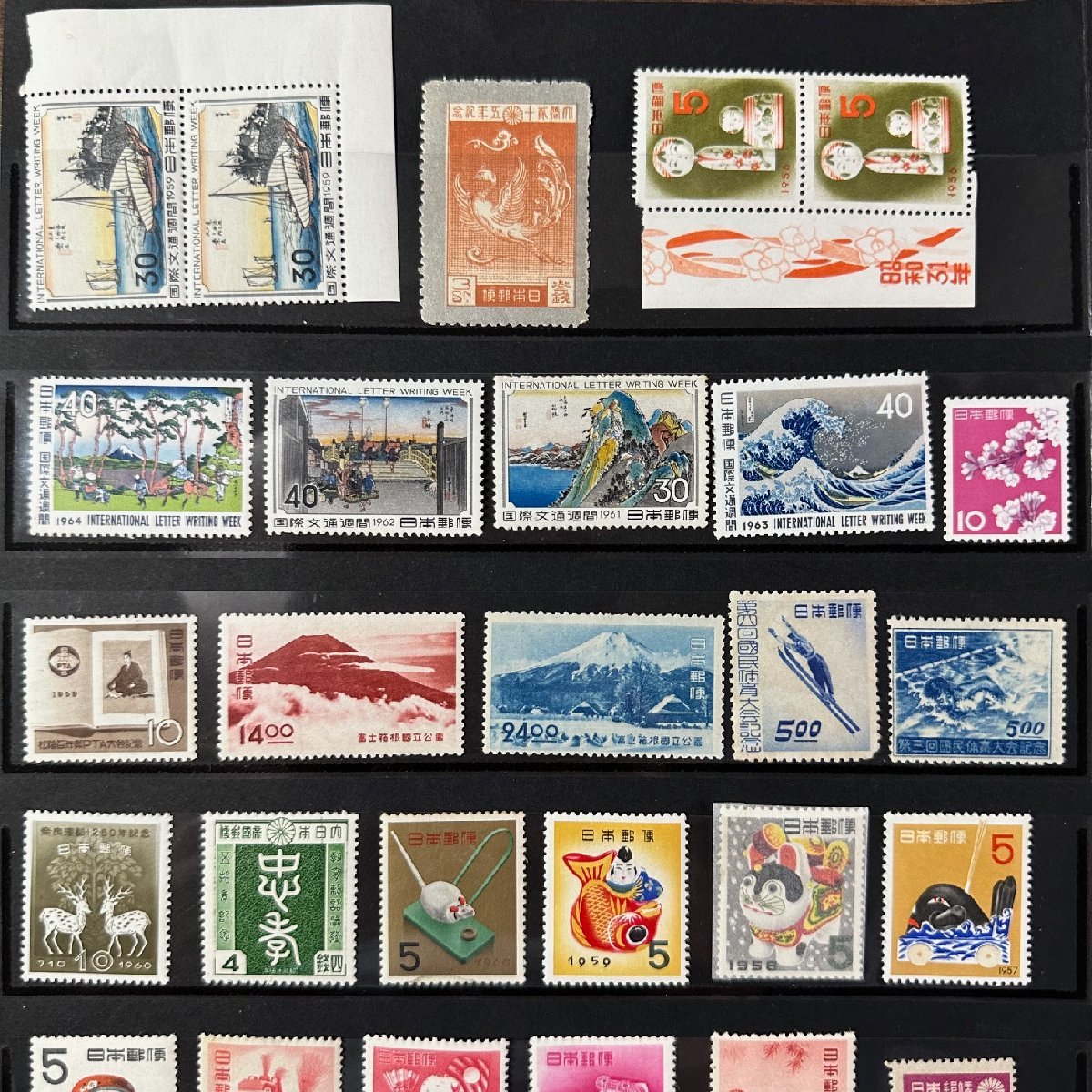 ◇◆古い日本記念切手◆◇未使用切手 お宝探し 希少切手含む 収集家放出品 99_画像2