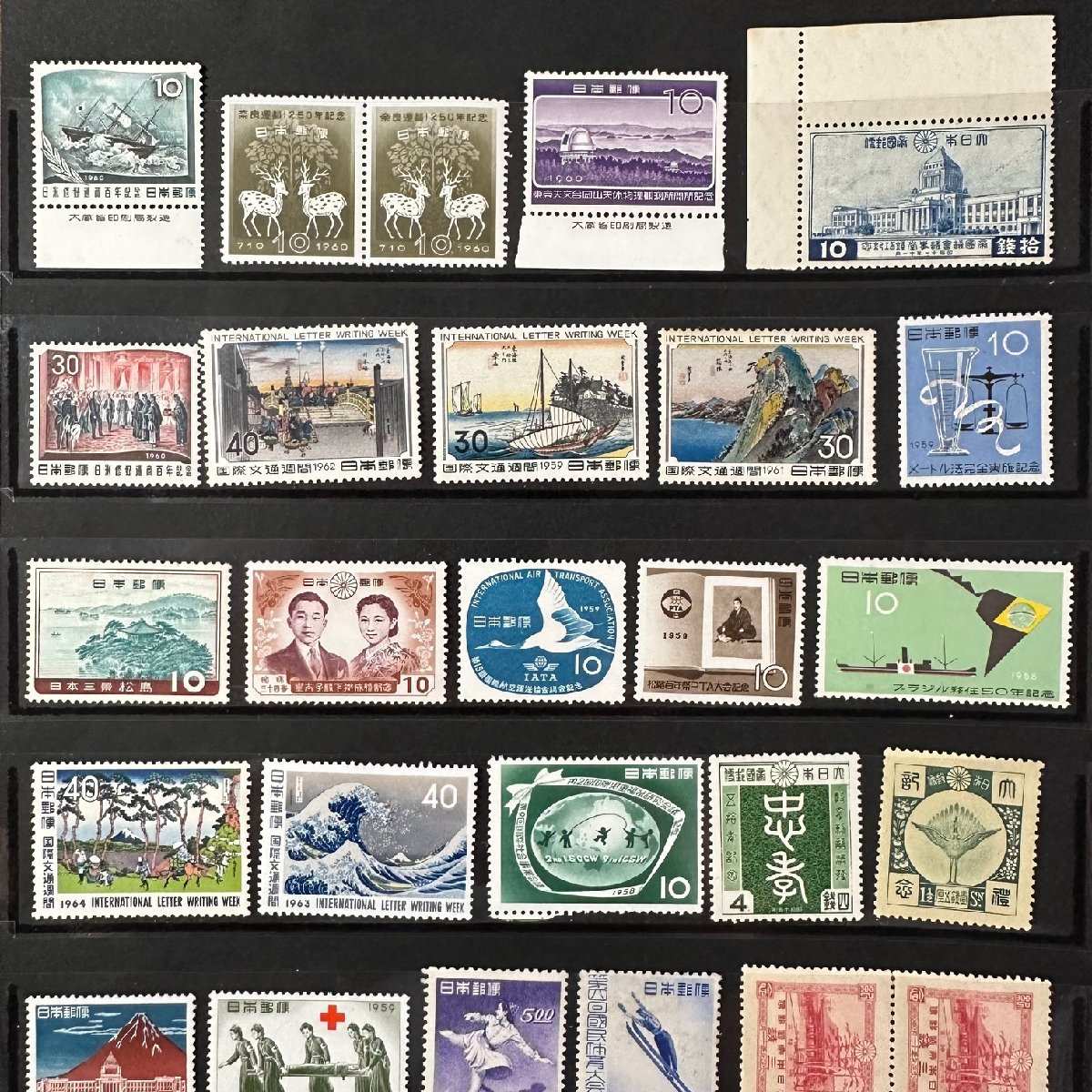 ◇◆古い日本記念切手◆◇未使用切手 お宝探し 希少切手含む 収集家放出品 99_画像2