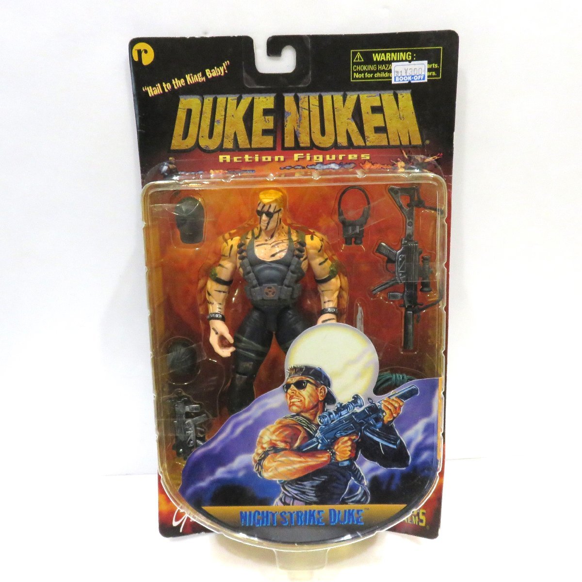 【76】1円～ 未開封 DUKE NUKEM デューク・ニューケム ナイト・ストライク・デューク アクションフィギュア 現状品_画像1