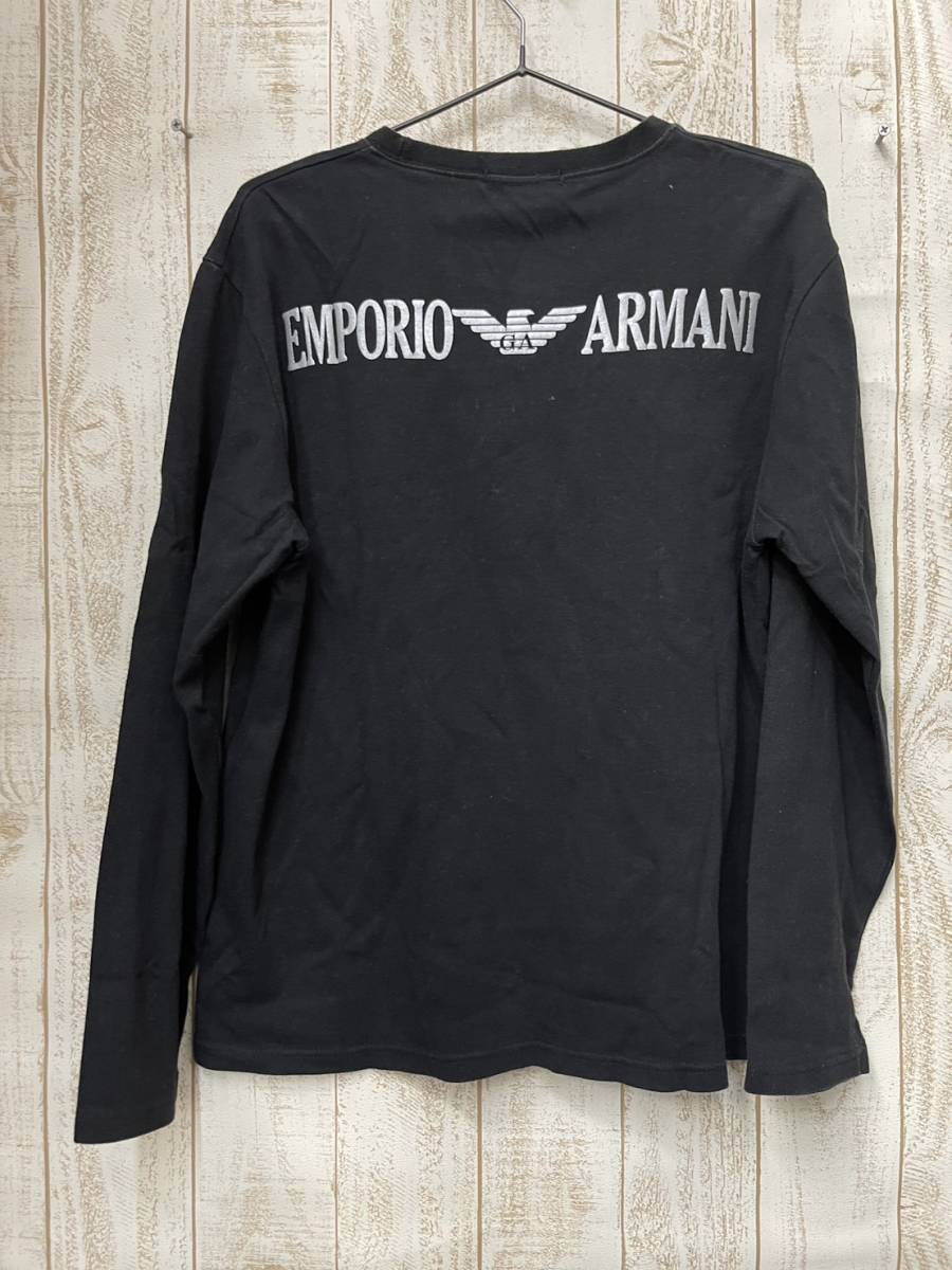 送料無料S82700 EMPORIO ARMANI ロンT Tシャツ 長袖 エンポリアルマーニ メンズ_画像2