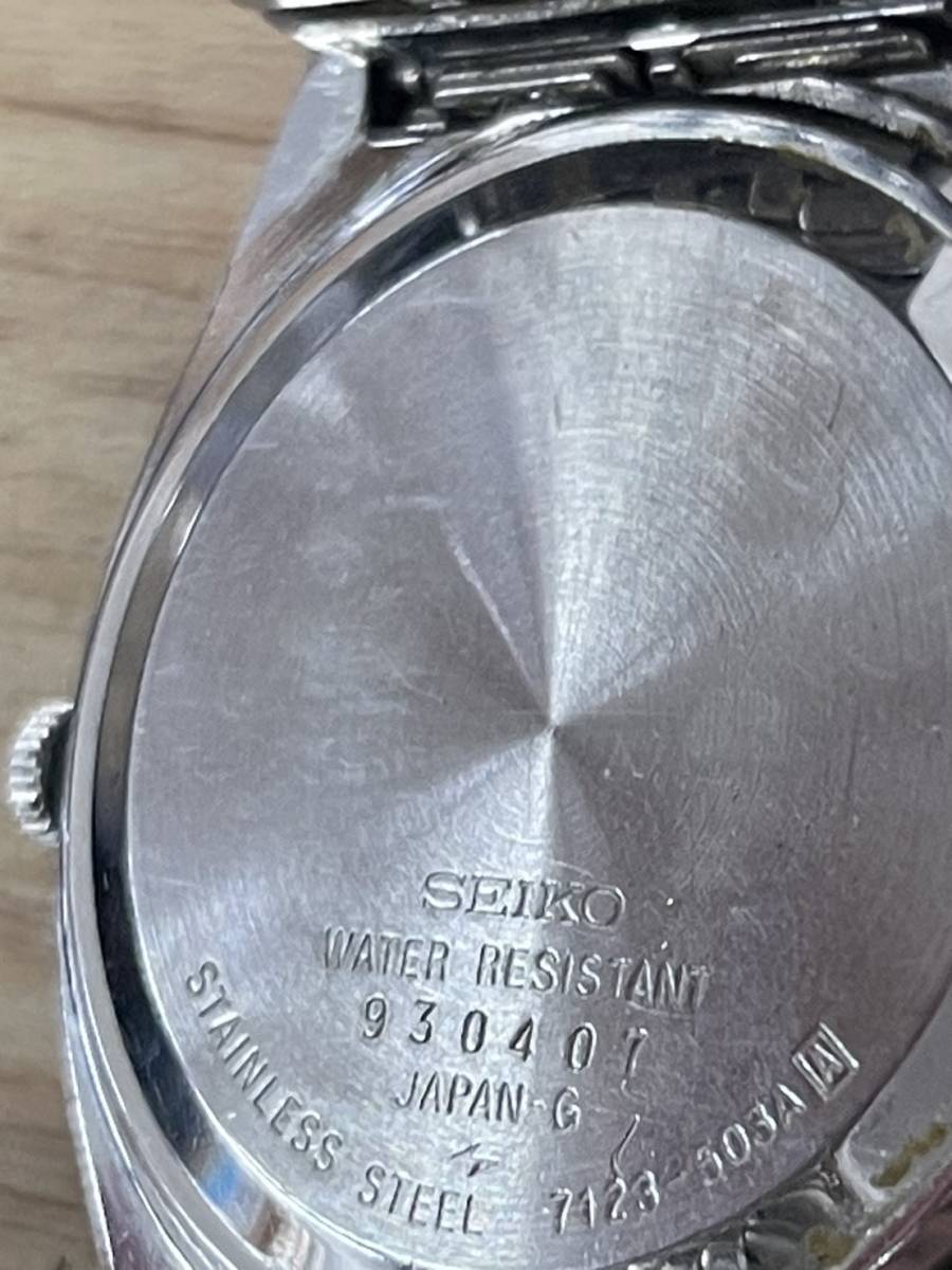 送料無料S82857 SEIKOタイプII 腕時計 7123-503A セイコー タイプ2 ヴィンテージ_画像3