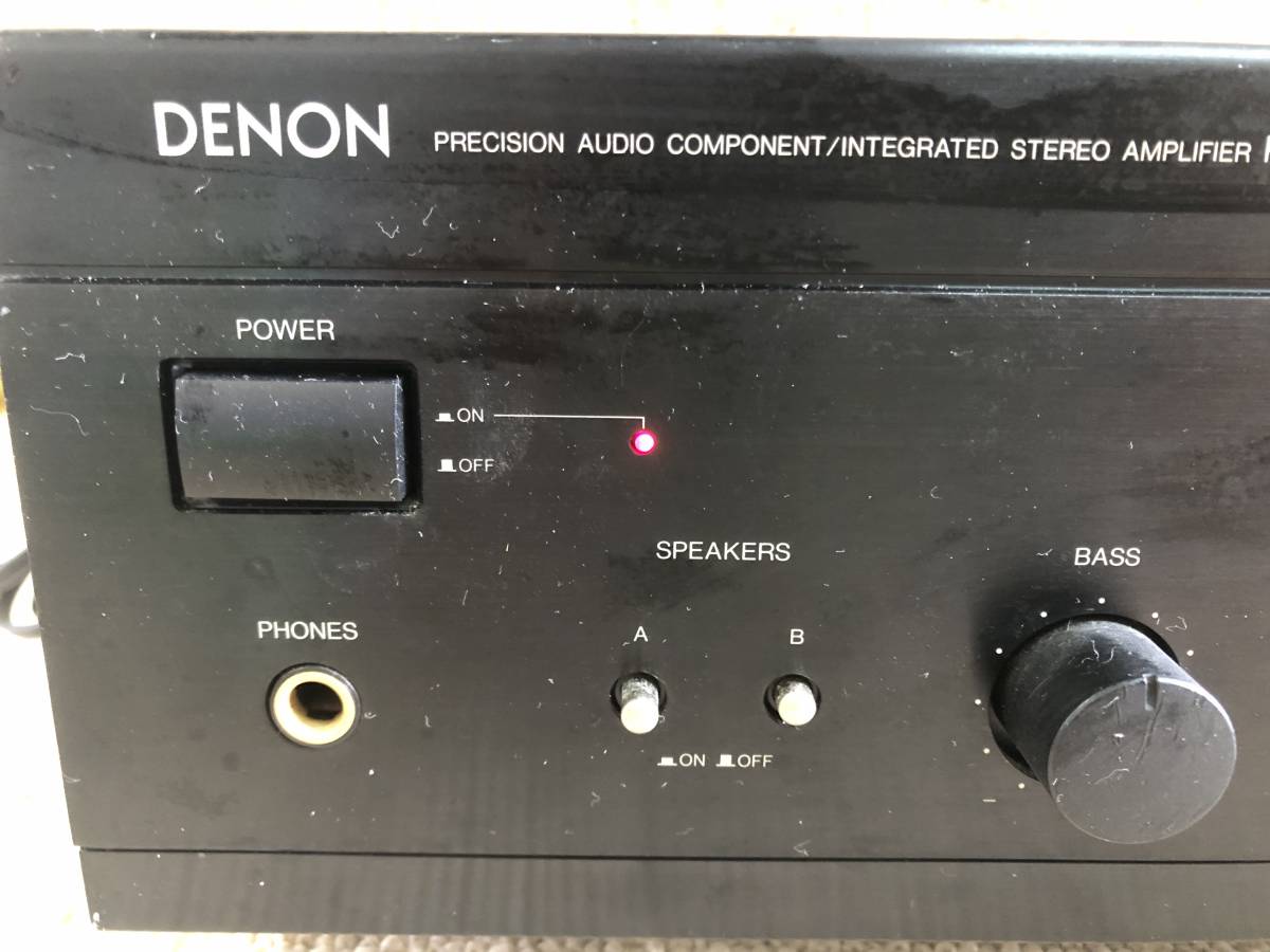 中古 通電確認のみ K-336 DENON PMA-390 デノン プリメインアンプ_画像2